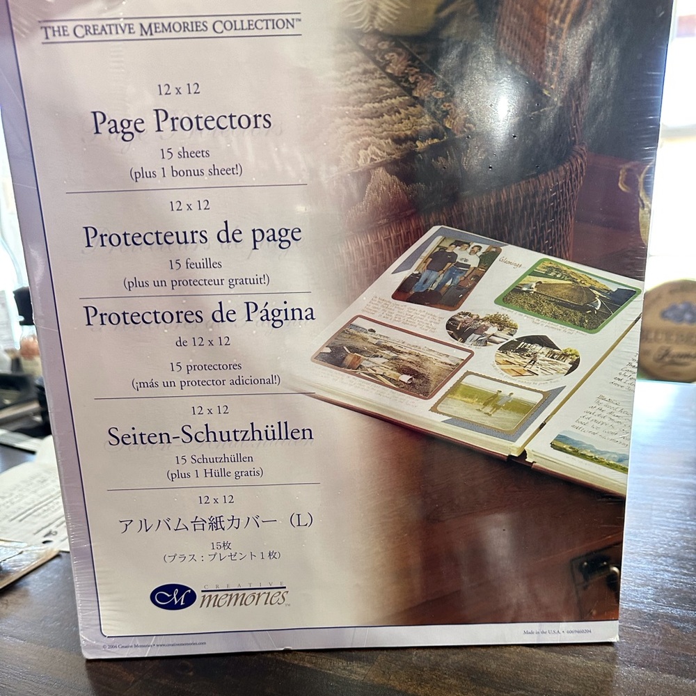 COPY - Creative Memories 12x12 page protectors - retired